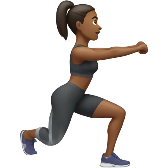 Excercicing glute emoji