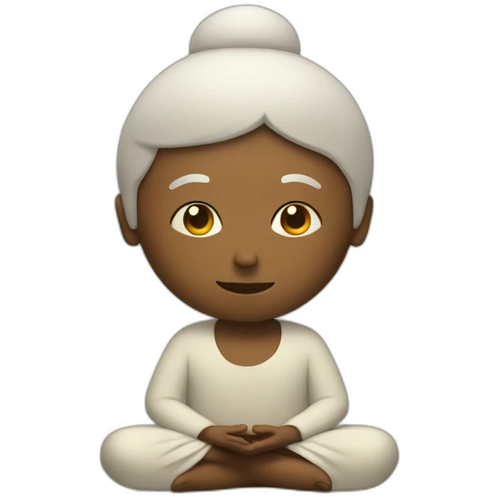 meditator emoji