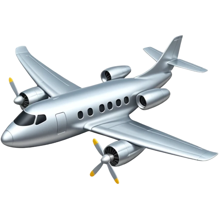 coin aircraft on surface emoji