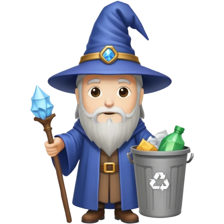 trash can wizard emoji