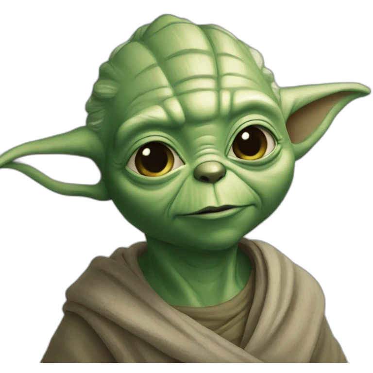 Yoda with saphira emoji