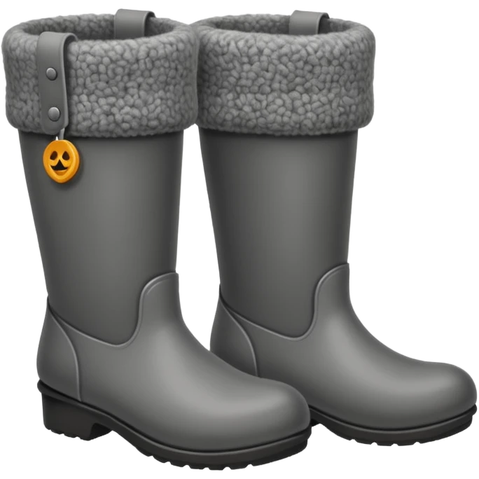 Russian felt boots made of wool emoji