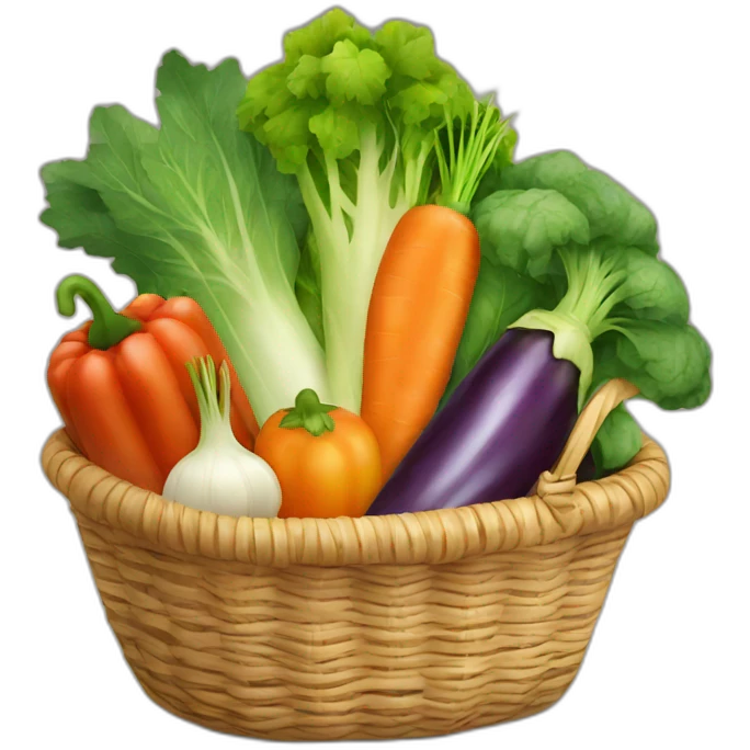 vegetables basket emoji