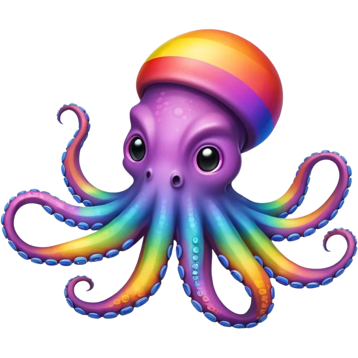 Octopus but woke and gay emoji