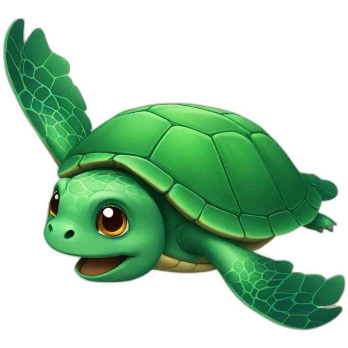 flying turtle emoji