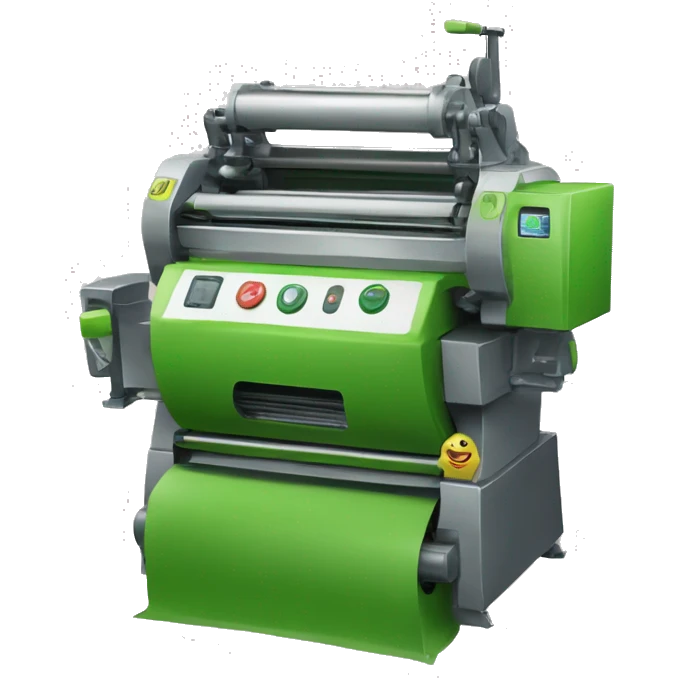 maquina colheitadeira de soja verde emoji