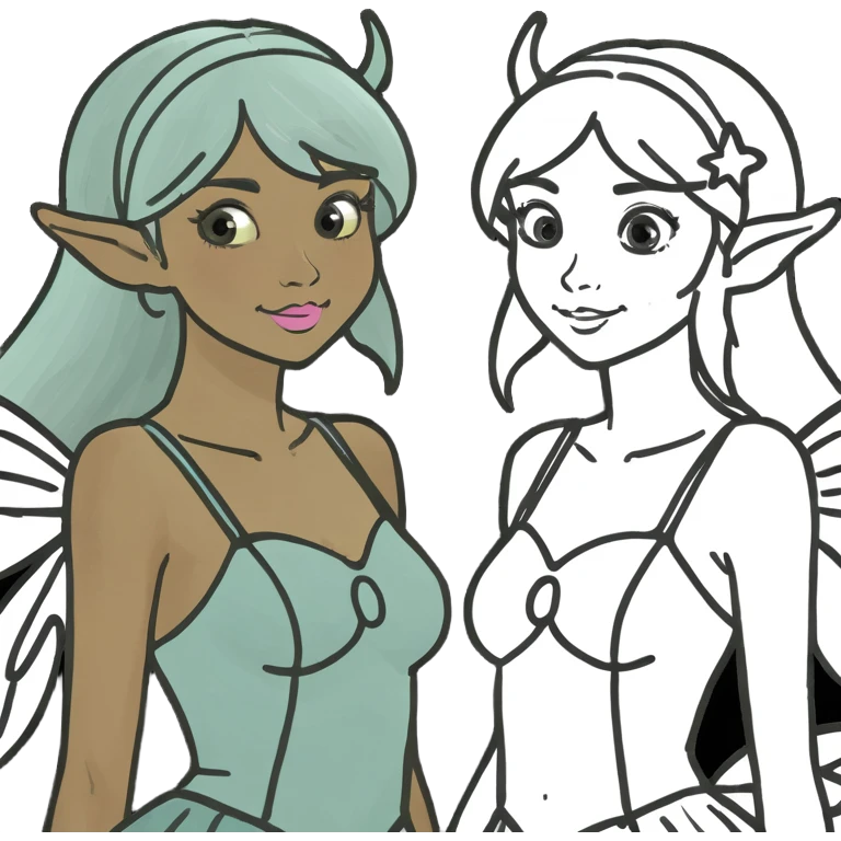 Moon Fairy Sisters  emoji