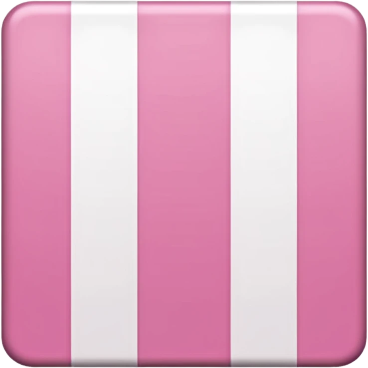 Pink and white striped square  emoji