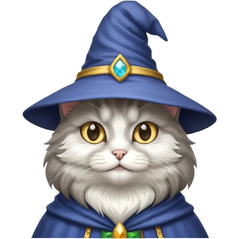 Wizard cat emoji