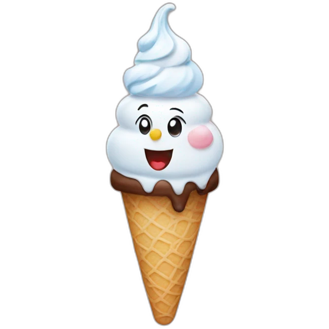 icecream snowman emoji