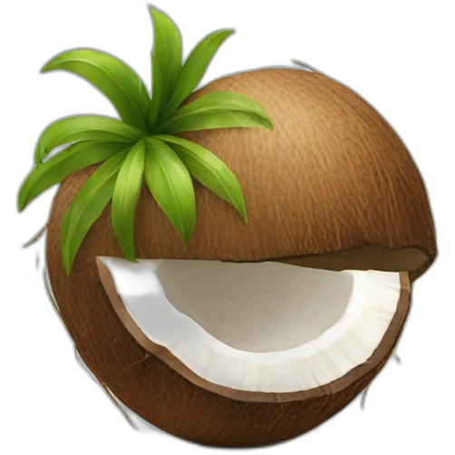 Coconut emoji