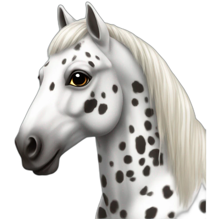 Cheval appaloosa emoji