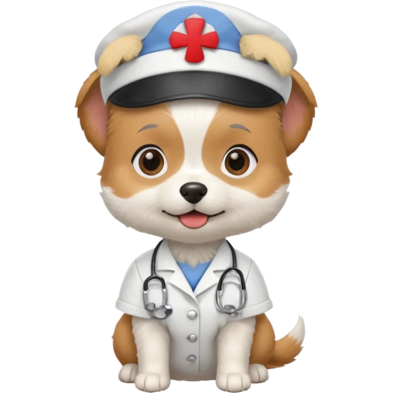 small dog nurse emoji