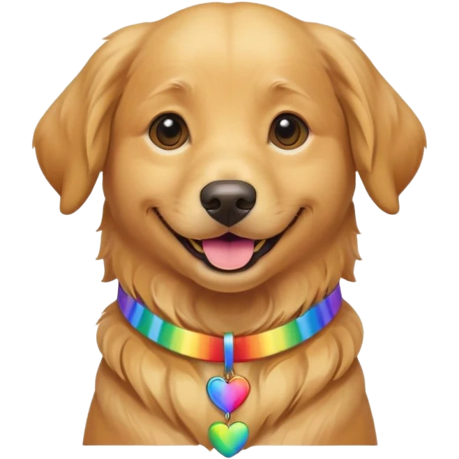 gay dog emoji