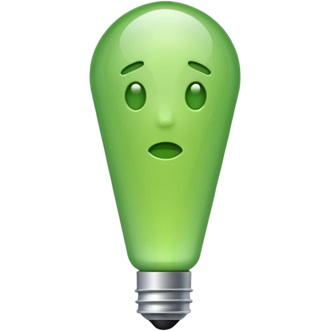 make exclamation point in light green color emoji emoji