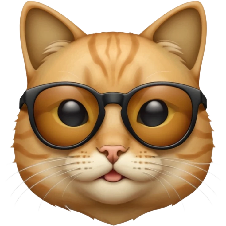 a cat wearing sunglasses emoji