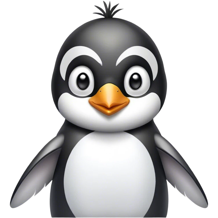 penguin flipping me off emoji