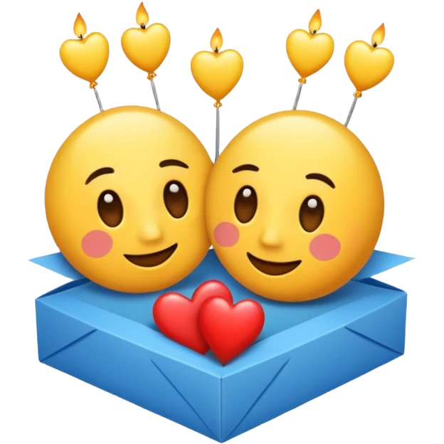 anniversary greetings card emoji