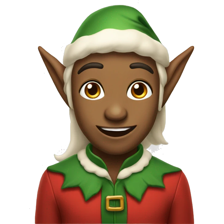 Elf de Noël  emoji