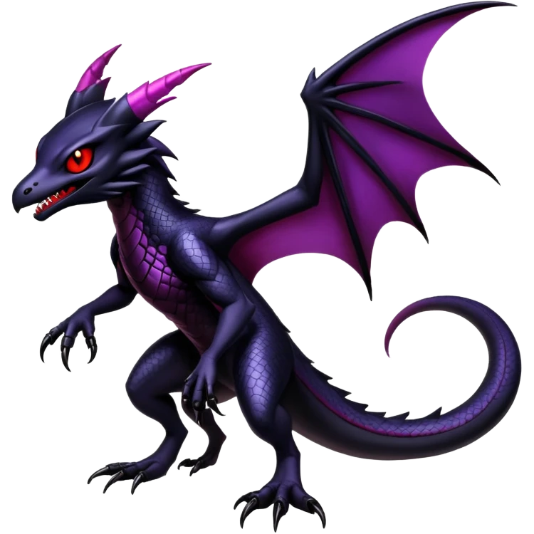 Shiny Epic Badass Gothic Dark Noibat-Salandit-Darkrai-Hybrid (full body) emoji