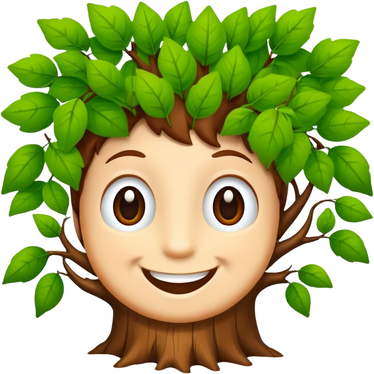 Lachender Baum emoji