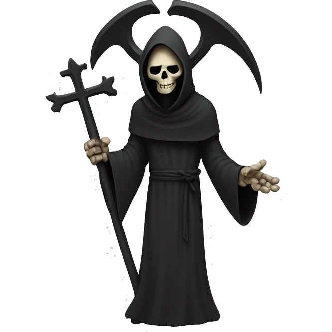 Reaper with a cross emoji