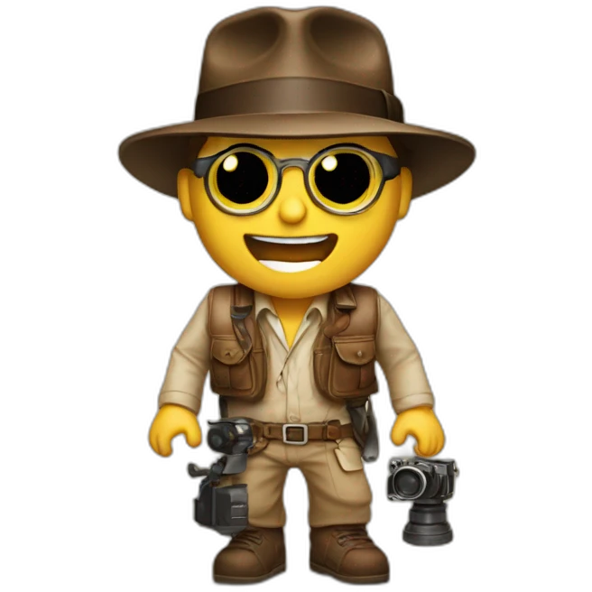 Indiana Jones photographer emoji