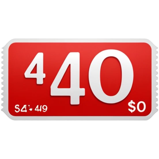 A $49 coupon code emoji