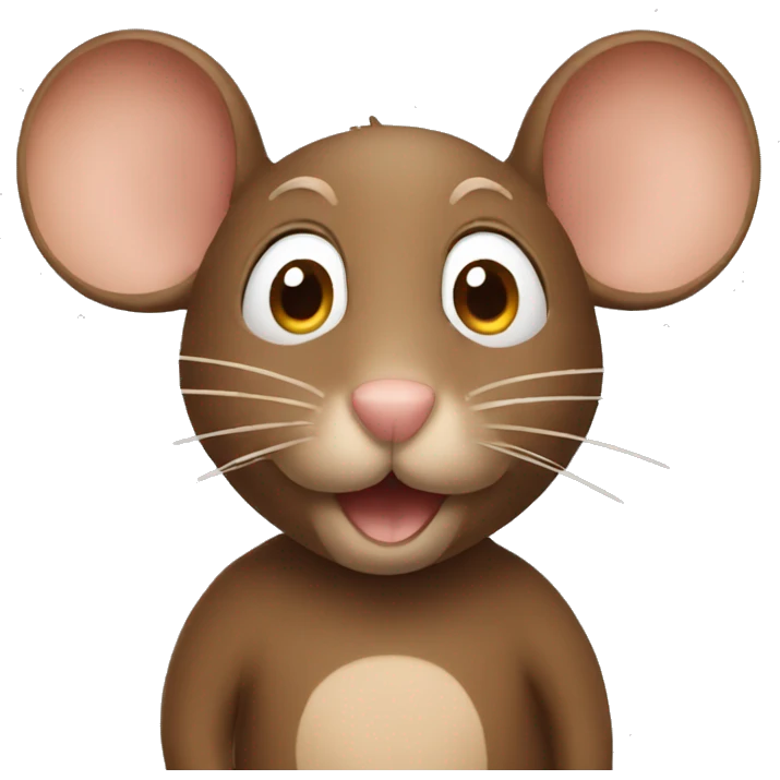brown mouse jerry emoji