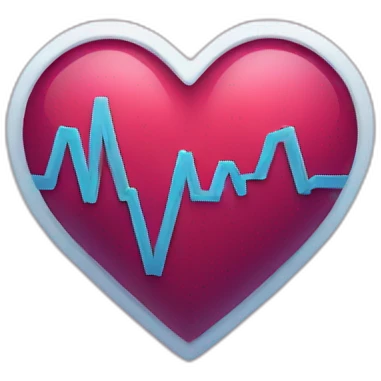 Heart beating emoji