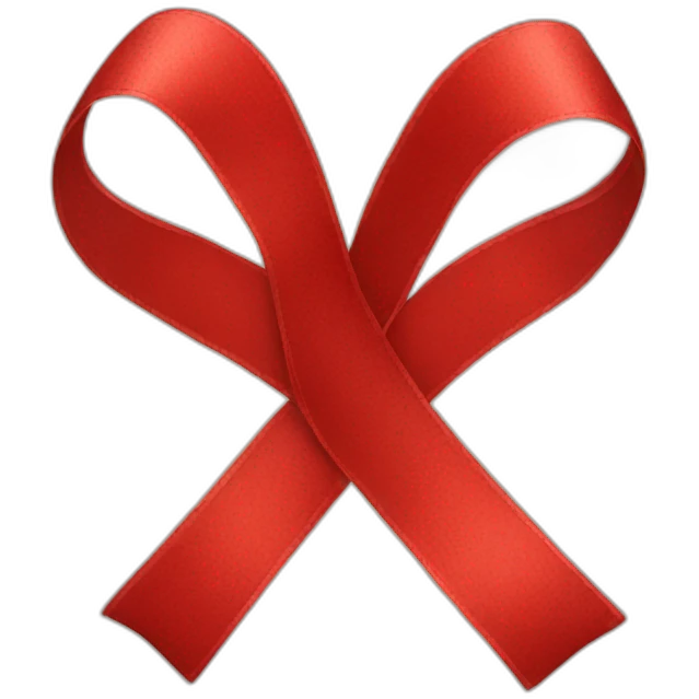 red ribbon emoji
