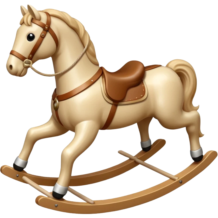beige plus Rocking Horse emoji