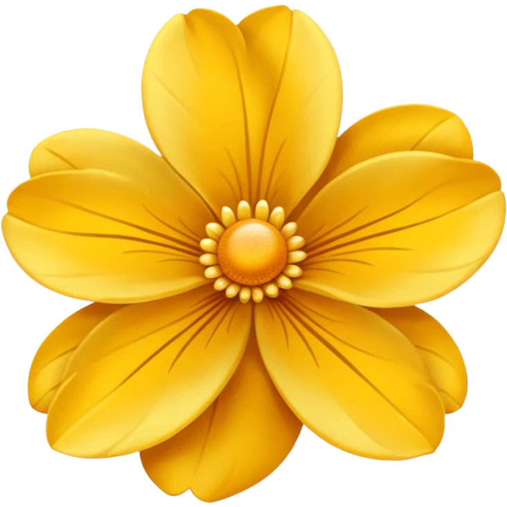 Golden petals  emoji