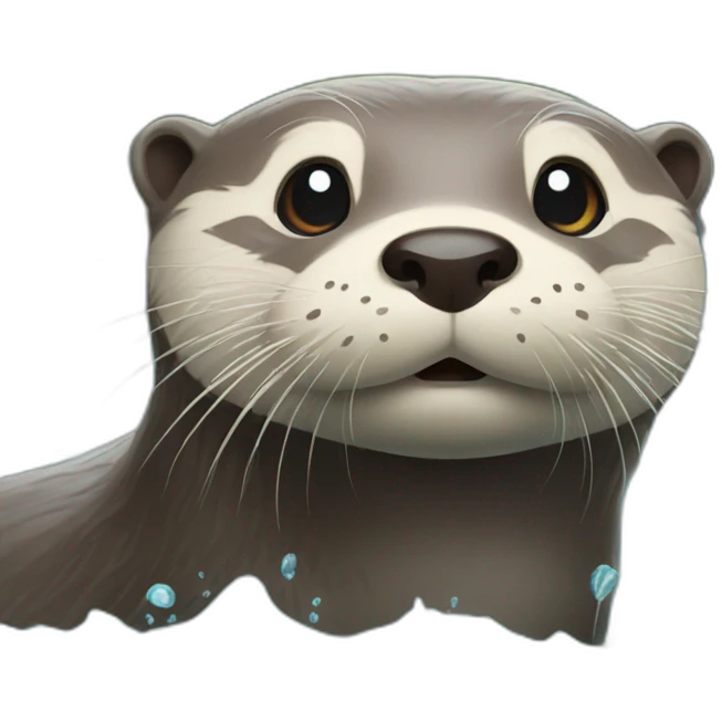 otter in water emoji