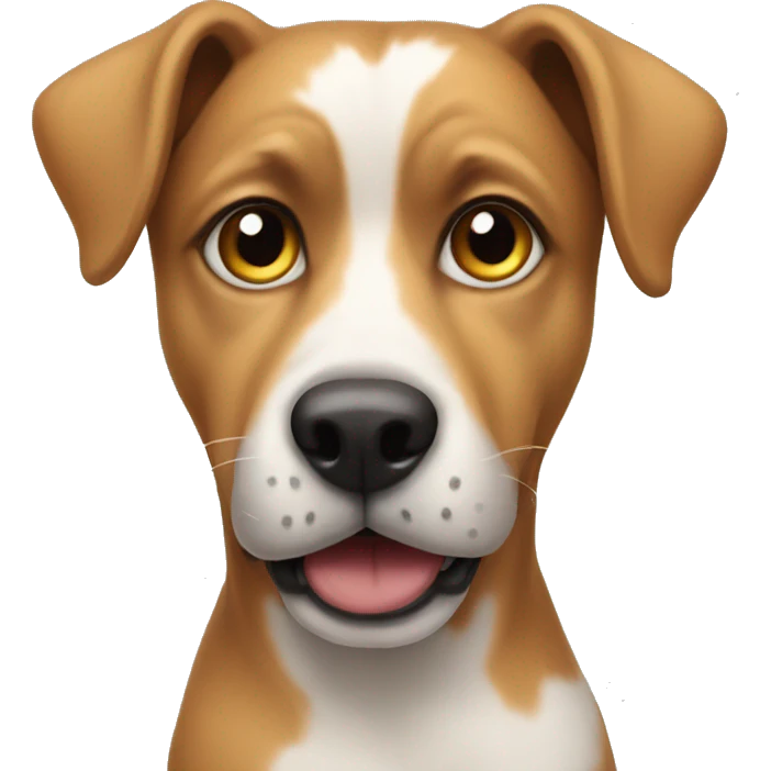 Dog with a muzzle  emoji