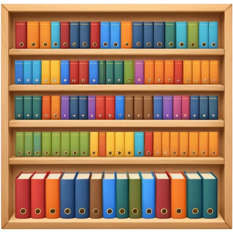 Book shelf emoji