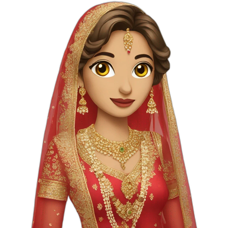 Pakistani bride emoji