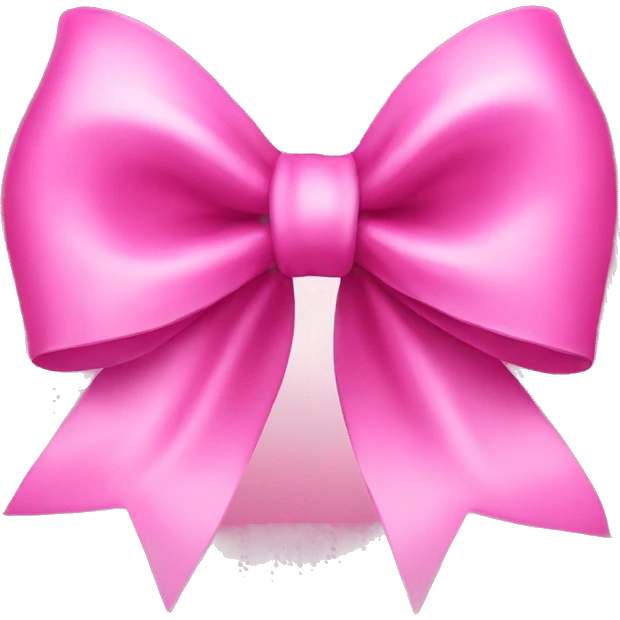 Pink bow emoji