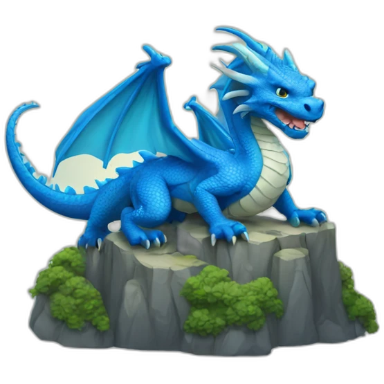 blue dragon mountain emoji