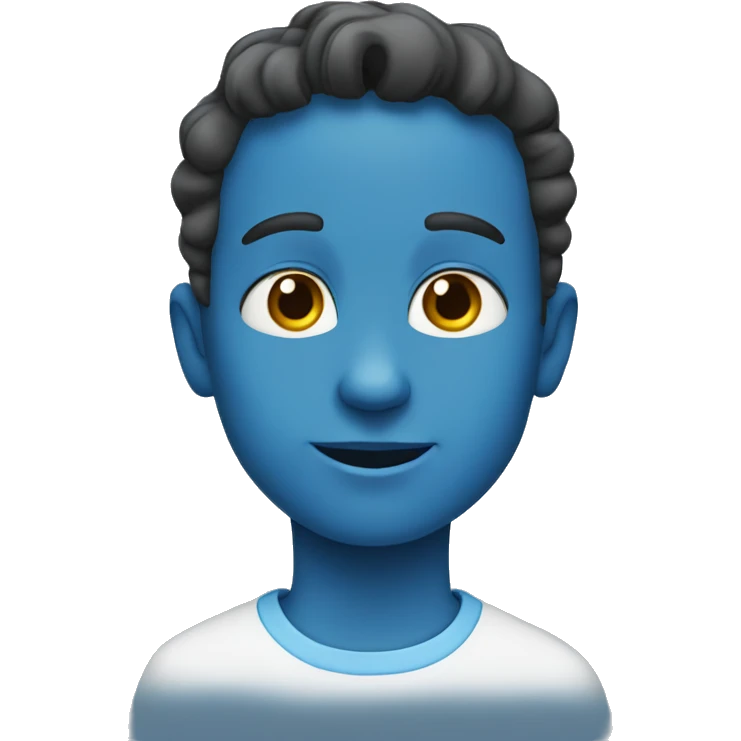 Boy blue  emoji