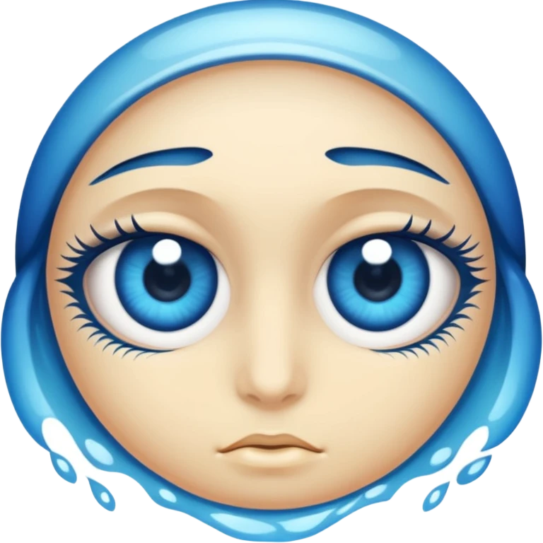 Eyes are like ocean emoji