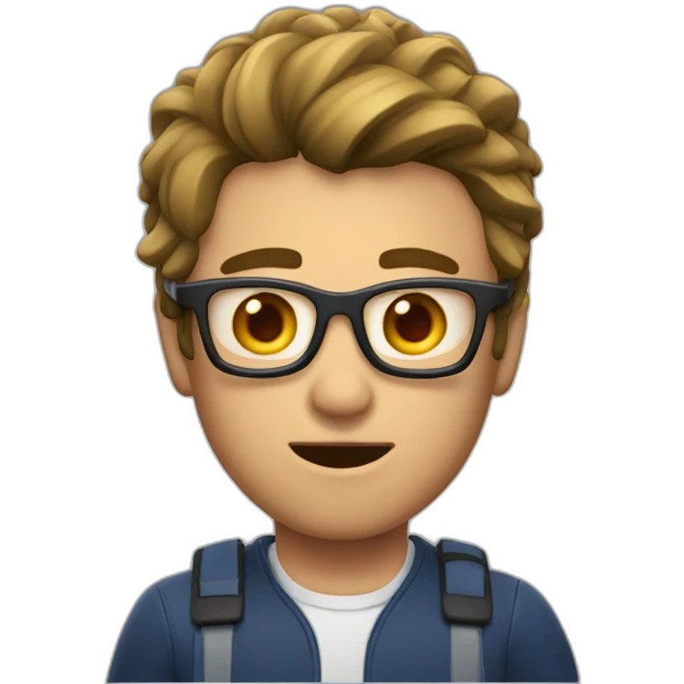 david explicando las reglas de un juego emoji