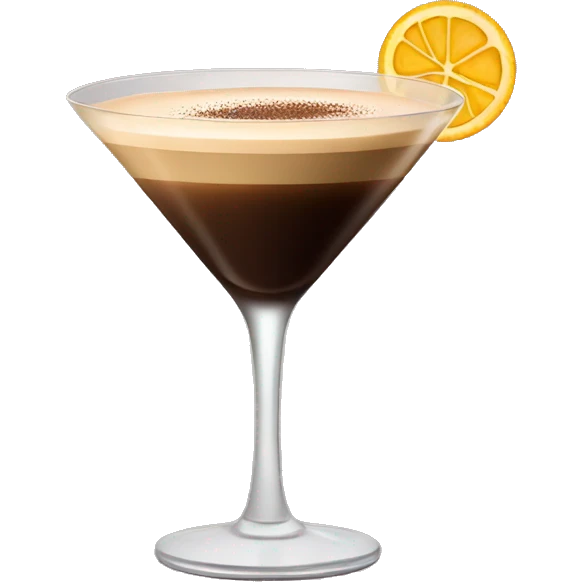 Cute espresso martini  emoji