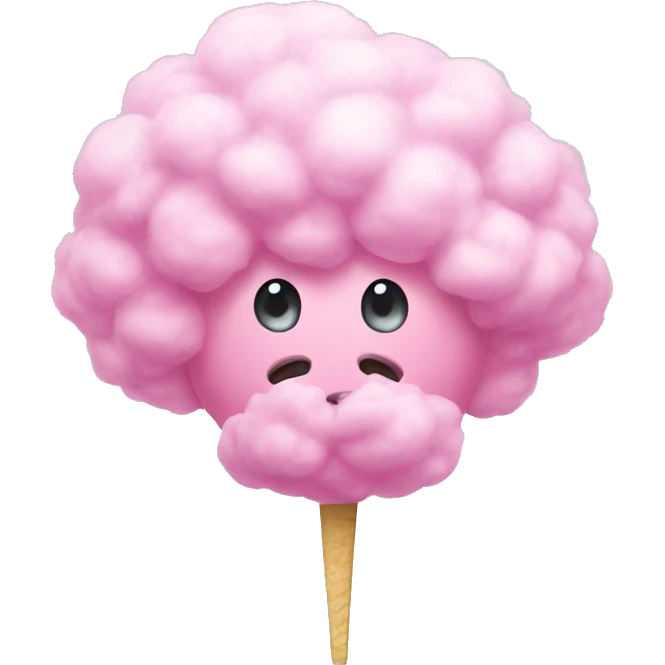 Cotton candy  emoji