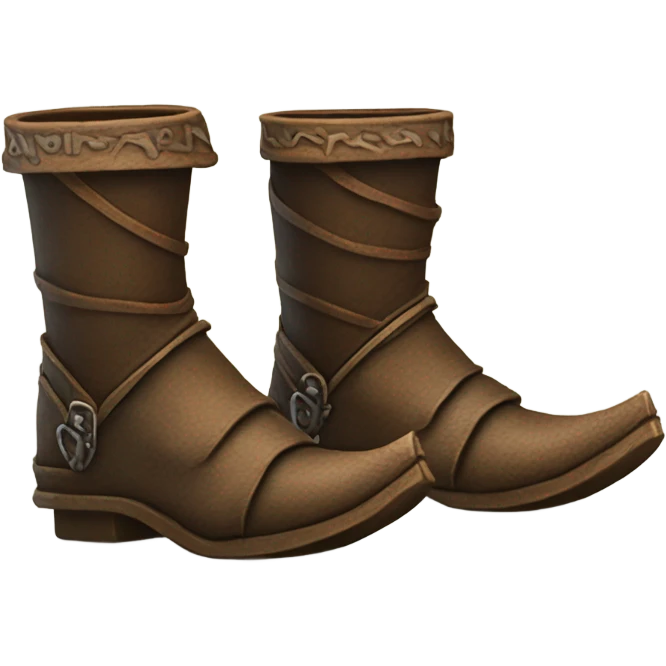 medieval boots emoji