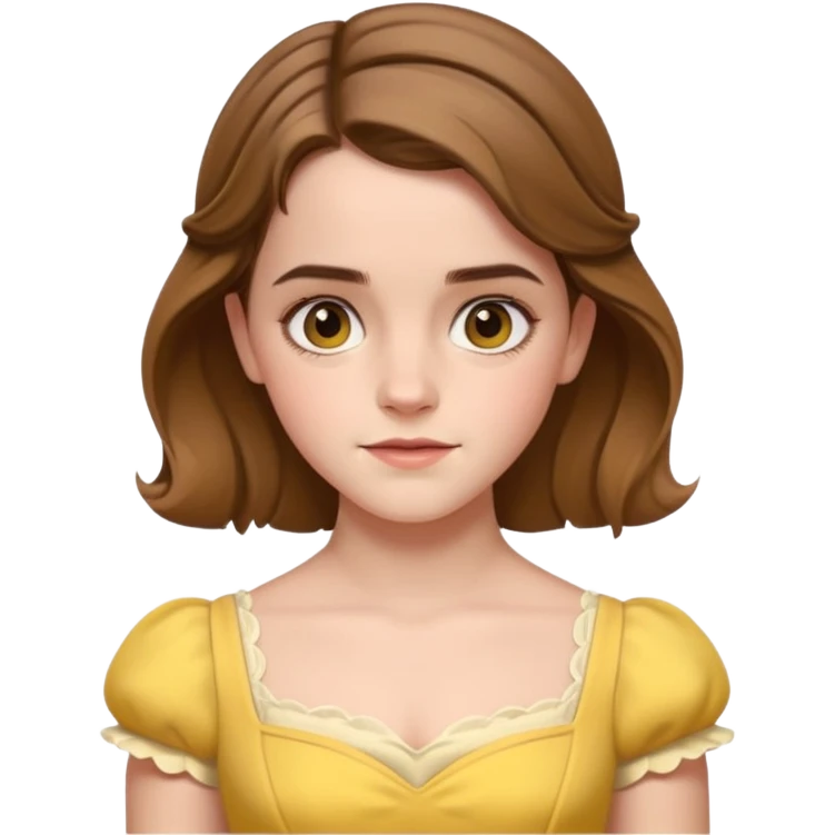 emma watson as belle Cinematic Realistic emoji