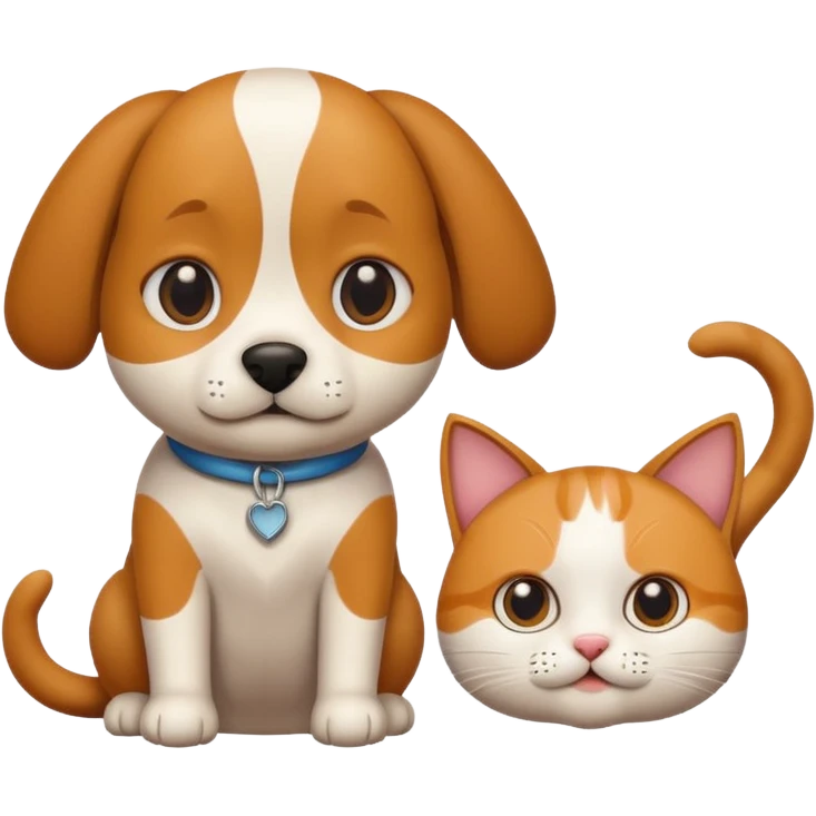 سگ در گربه emoji