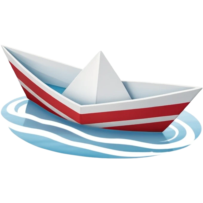 Paper Boat (white) from IT movie emoji