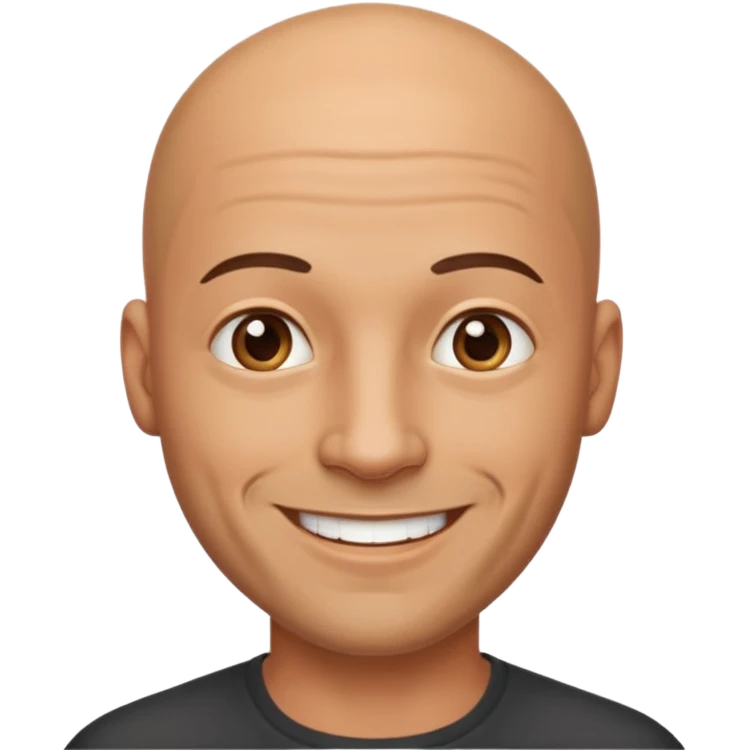 bald man emoji