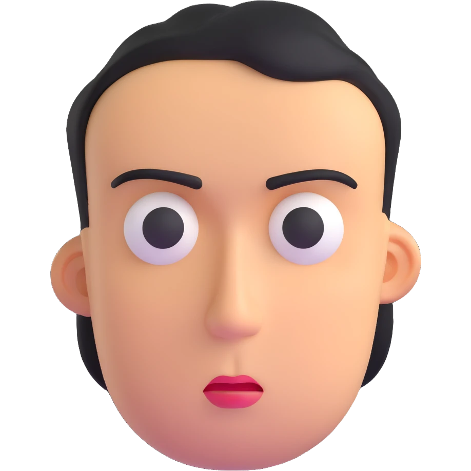 thinking face with raised eyebrow emoji
